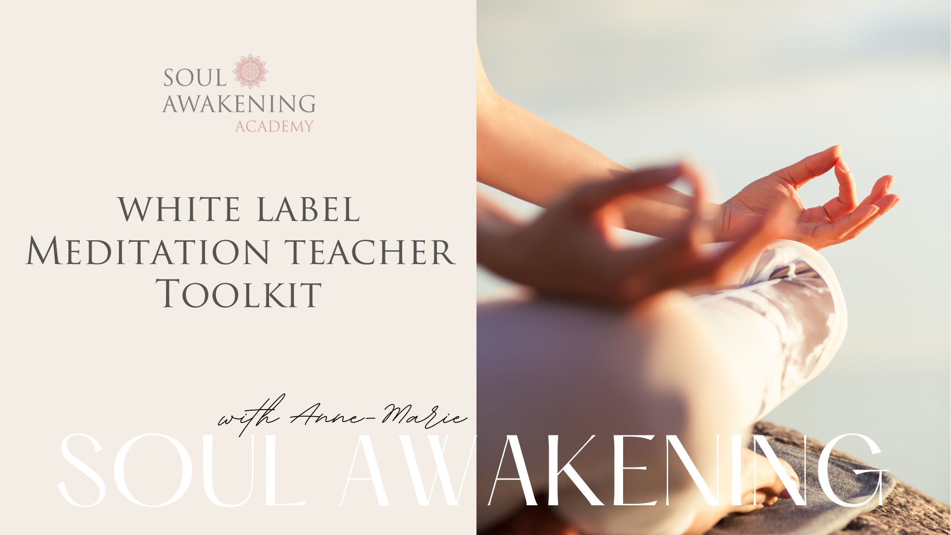 White Label Meditation Teacher Toolkit